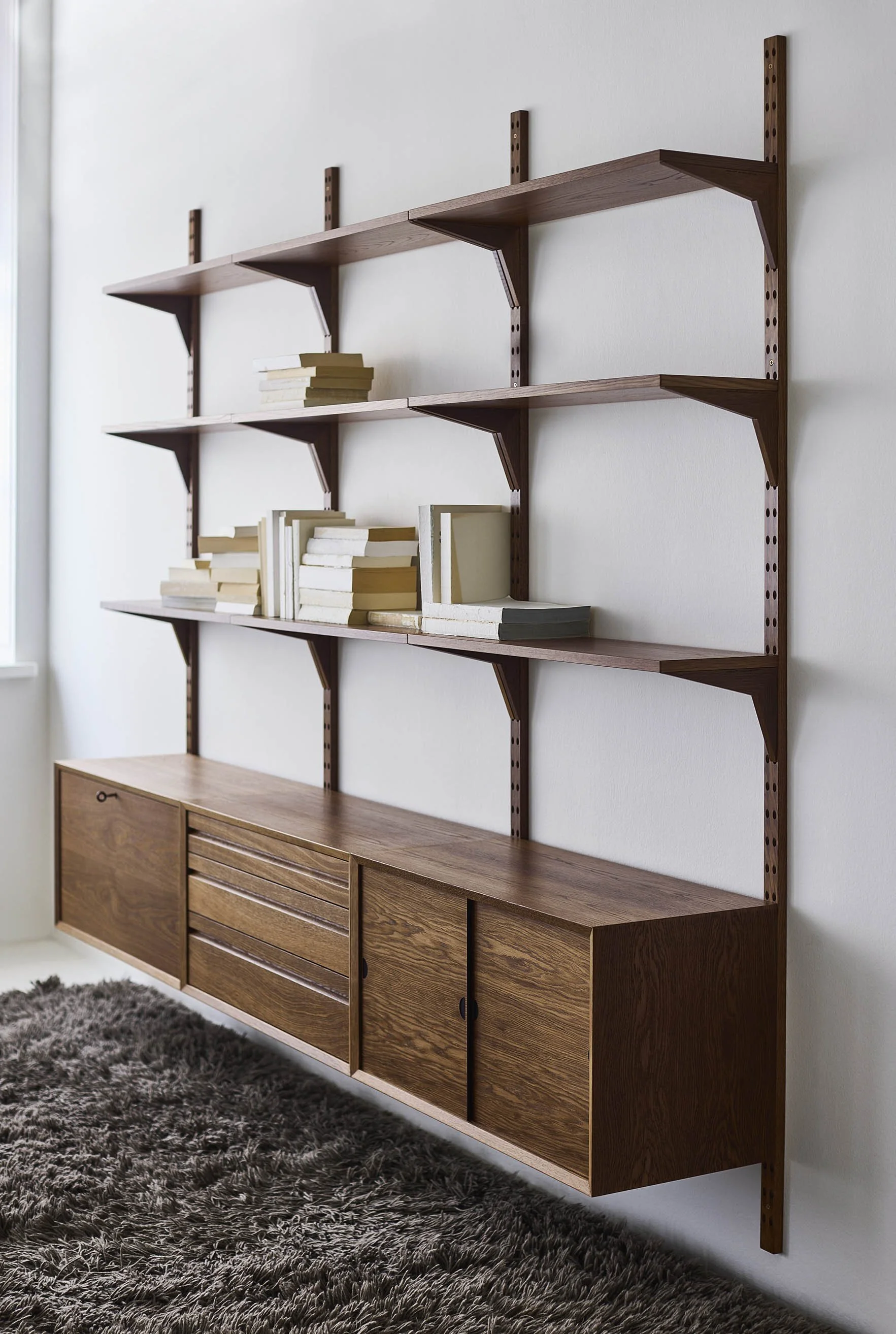 NF×cado stemmini dk3 System Cado Wood Shelving | Gestalt New York — GESTALT NEW YORK